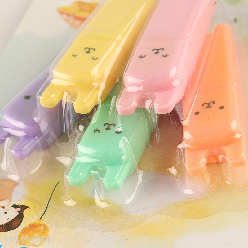 China products cartoon multicolor highlighter pen set