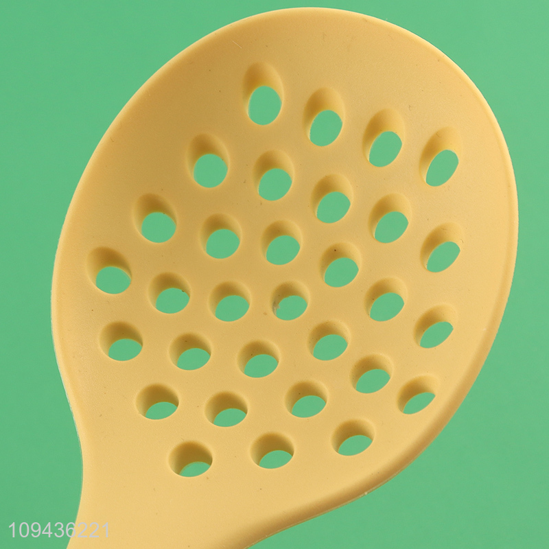 Best selling silicone kitchen utensil skimmer spoon