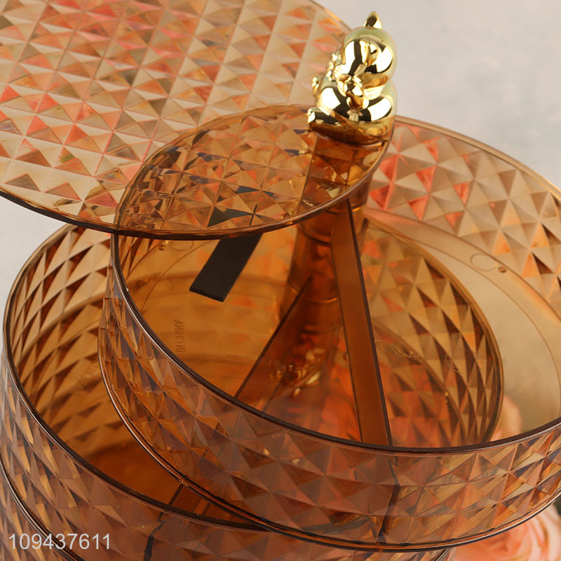 Fashion 4-Layer Rotating Candy Box With Cat Handle