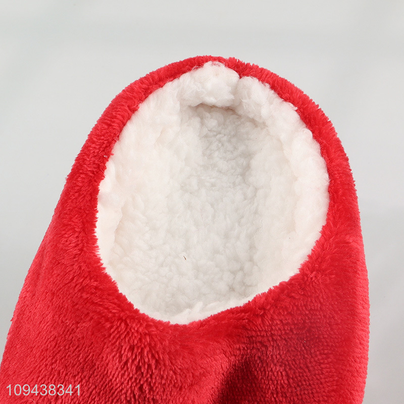 Good selling anti-slip polyester home floor slippers wholesale