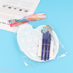 Best quality professional paint palette painting brushes set