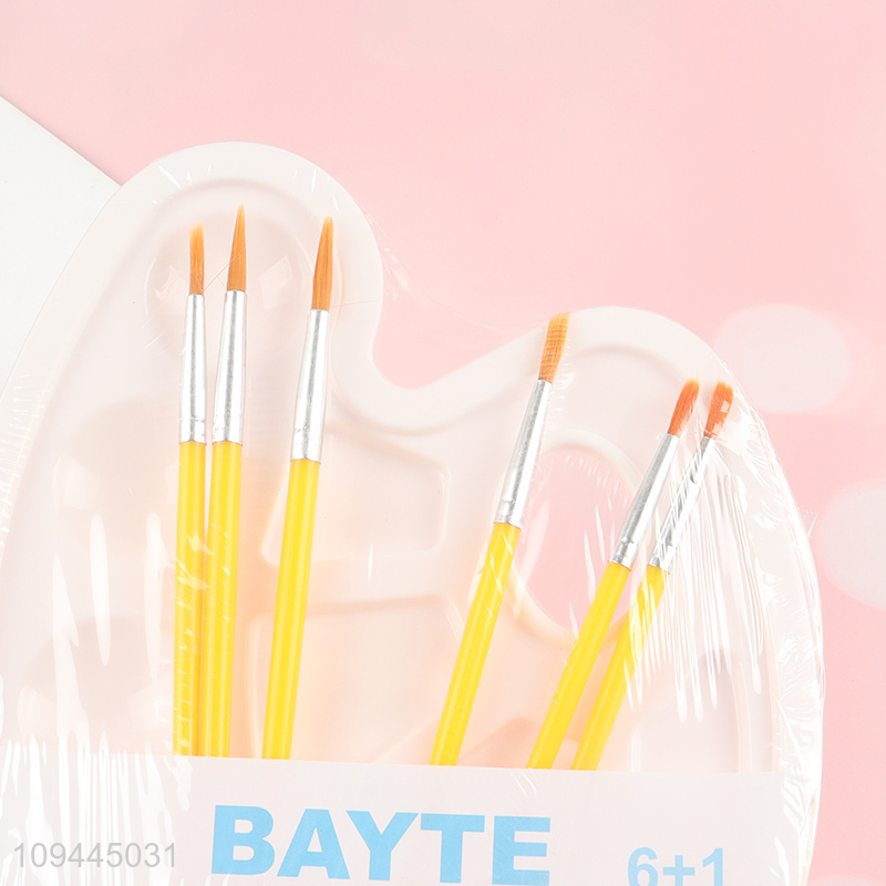 Popular products art paint palette painting brushes set