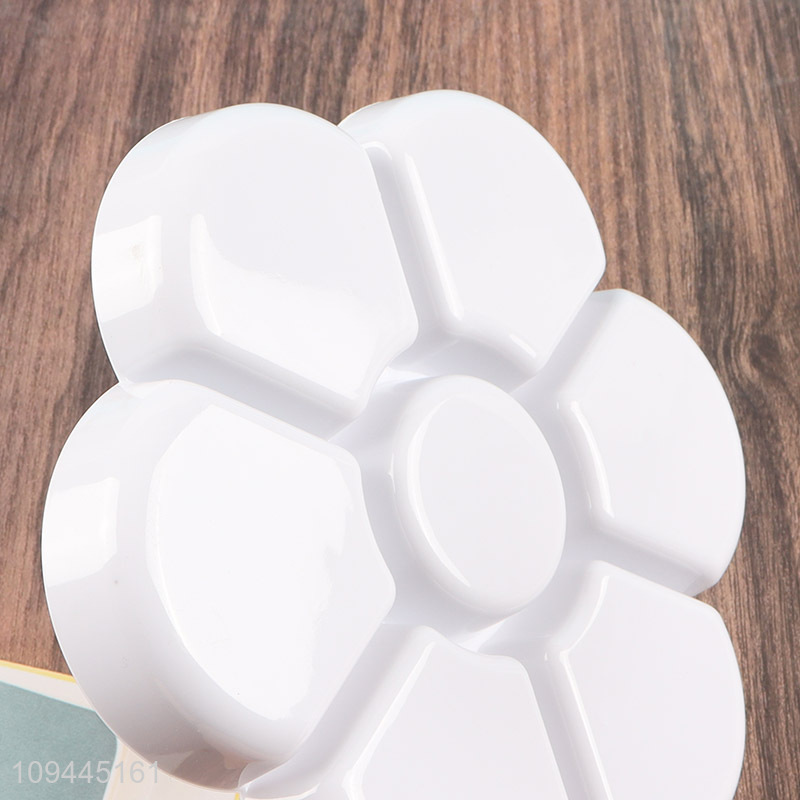 China wholesale plastic artist paint palette for art tool