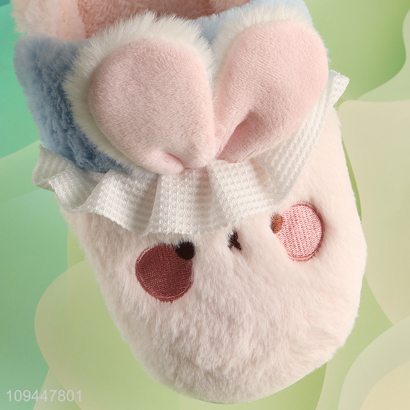 China wholesale cartoon rabbit home slippers floor slippers