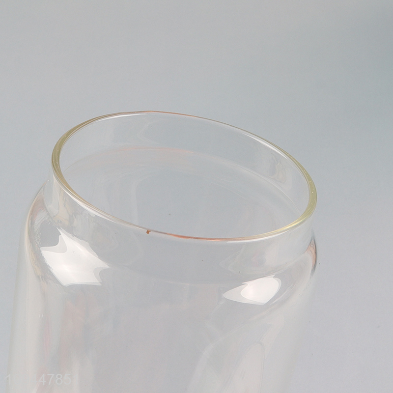 China products clear sealed glass storage jar
