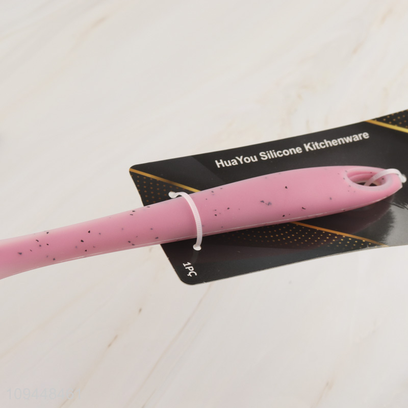 China supplier silicone kitchen utensil skimmer spoon