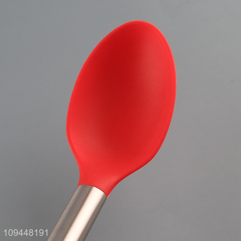 Top quality kitchen utensil skimmer spoon with long handle