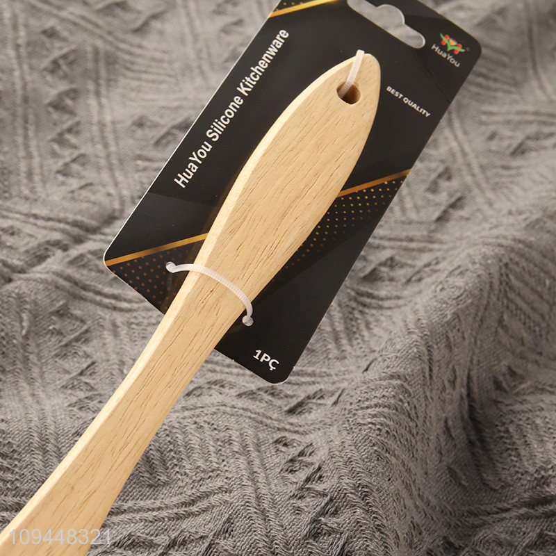 Best selling flat wooden handle basting spoon