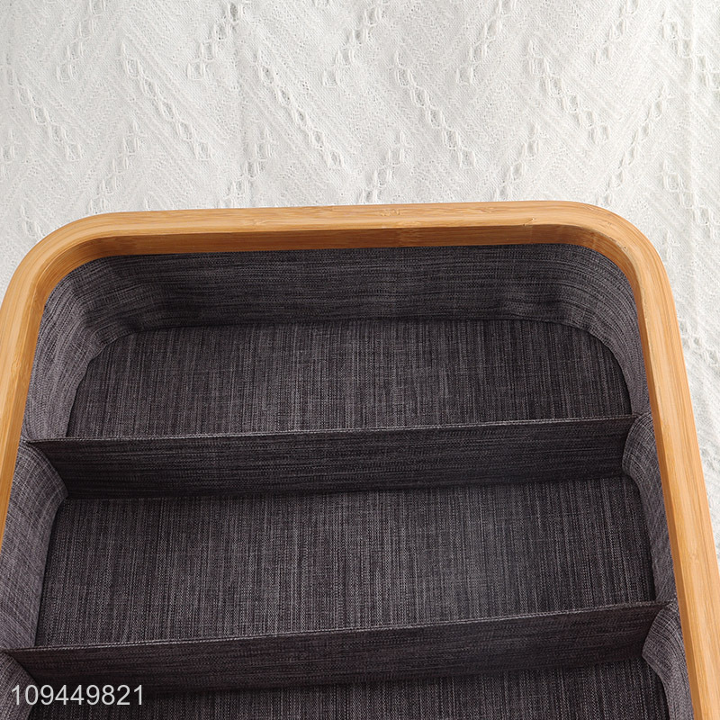 China factory 3compartment underwear storage box storage basket