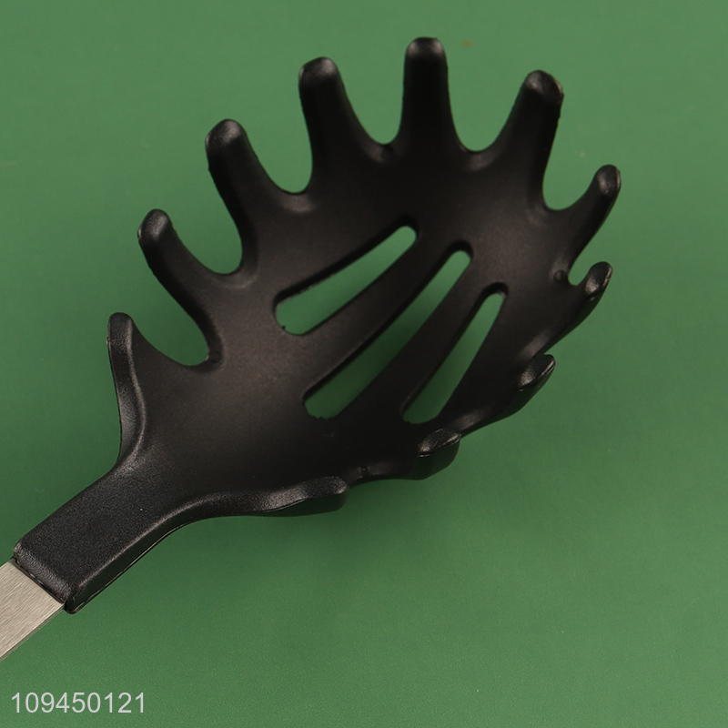 Top selling black nylon kitchen utensil spaghetti spatula