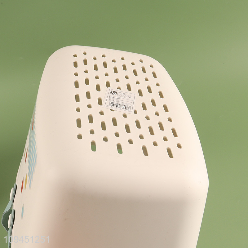 Hot sale household drain storage basket with handle