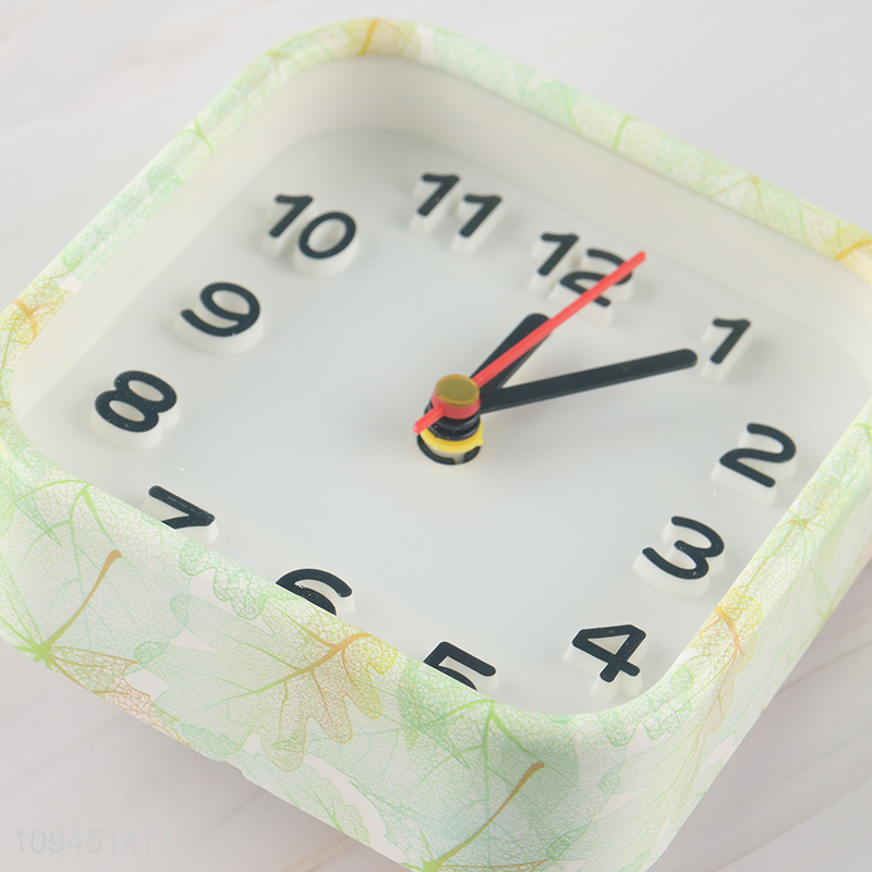 China products classic square alarm clock for tabletop