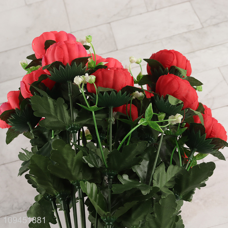 China products lifelike polyester decorative artificial flowers