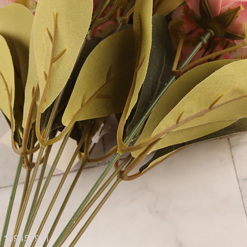 China wholesale home decor artificial flower bouquet