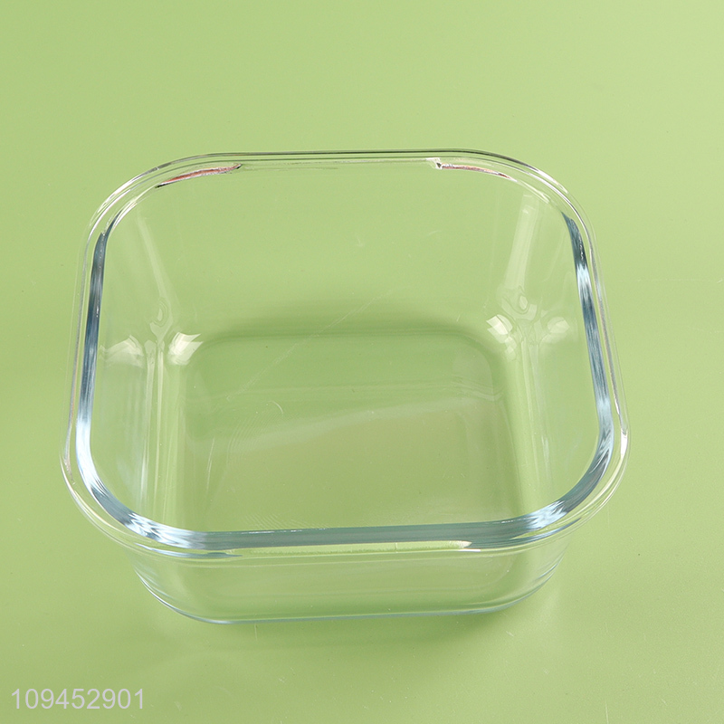New arrival square clear glass preservation box