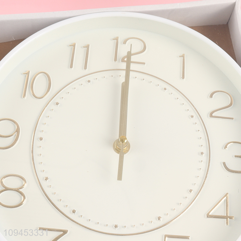 Hot sale round decorative wall clocks hanging clocks