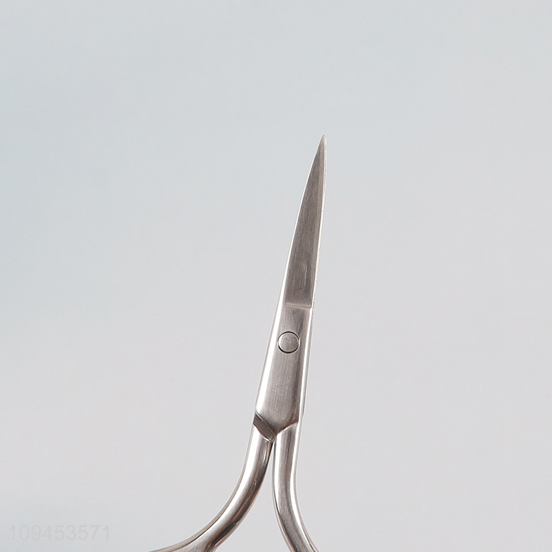 Wholesale makeup tool stainless steel eyebrow scissors