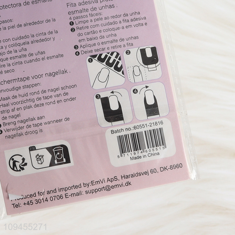 Low price finger protector sticker for nail polish