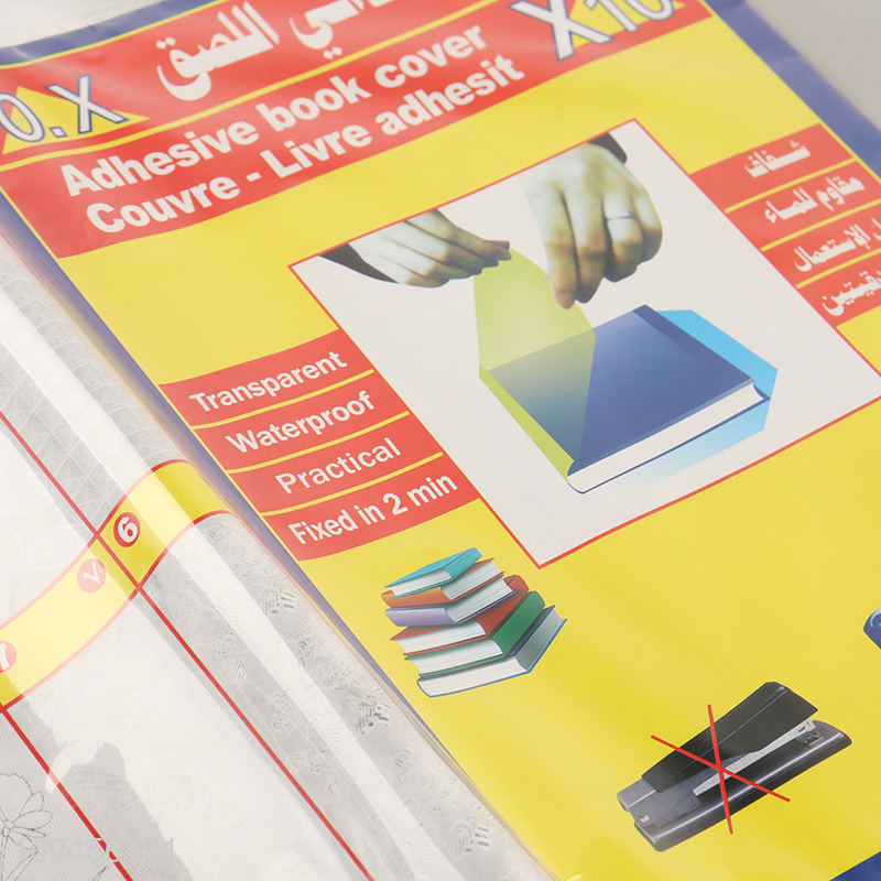 China supplier 10pcs clear pp book covers