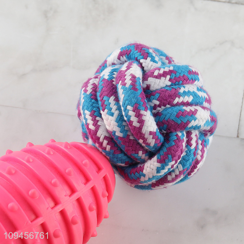 Factory price bite-resistant pet chew toys for teeth cleaning
