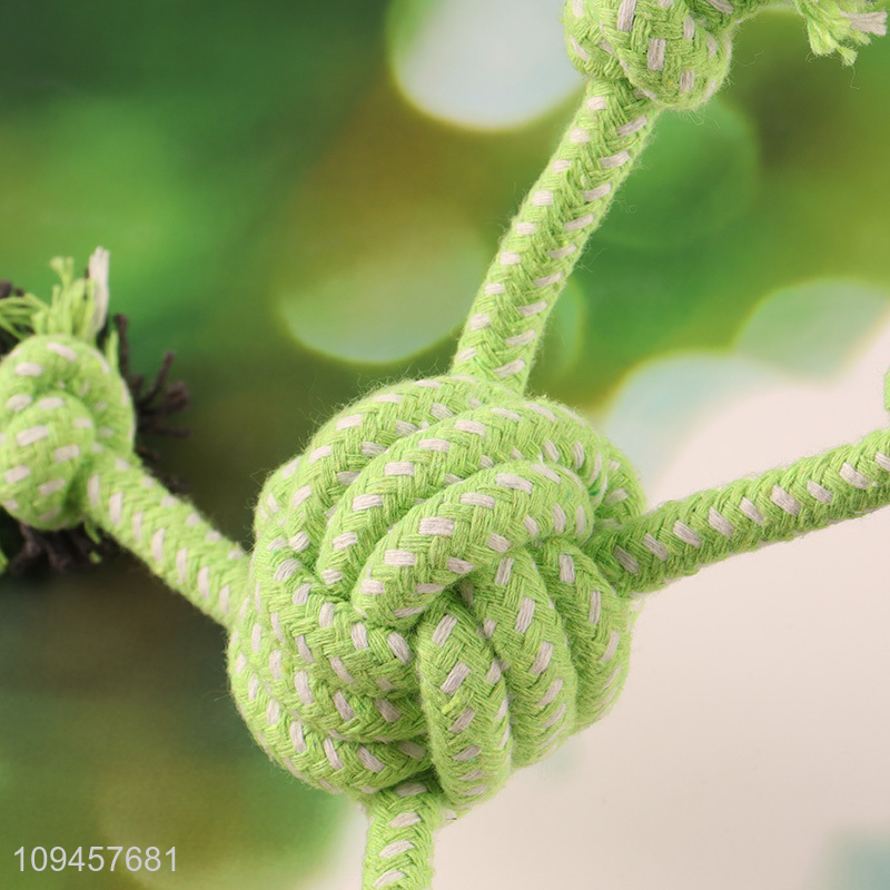 Low price cotton rope pet chew toys