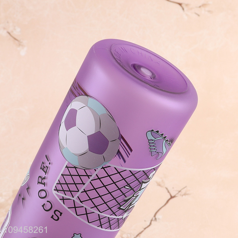Top selling printed water bottle drinking bottle with straw