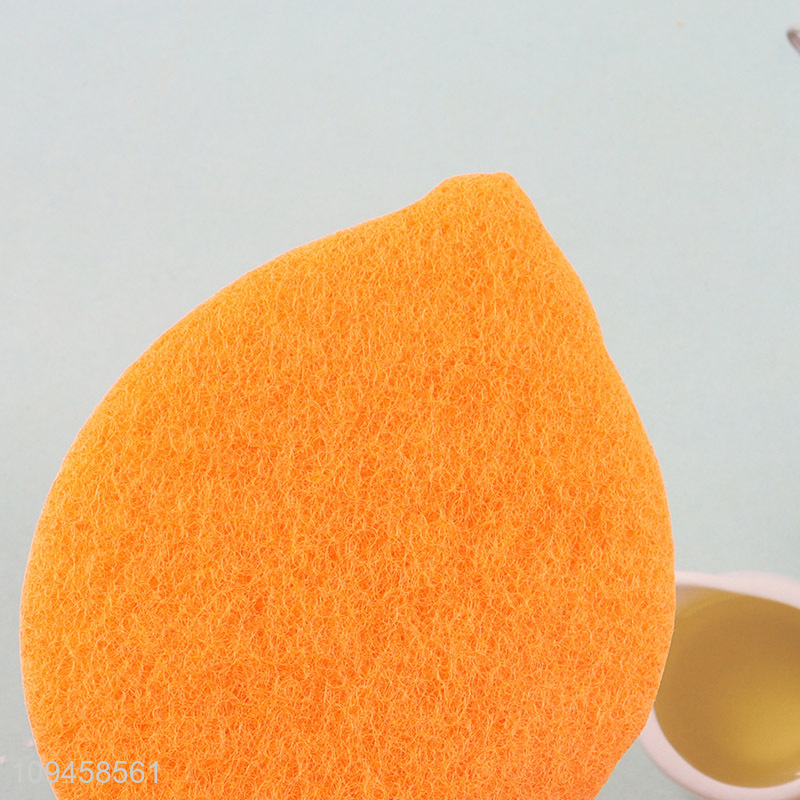 New product lemon shape kitchen dishwashing sponge