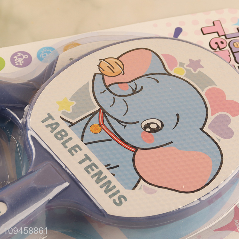 Popular products cartoon kids table tennis for sale