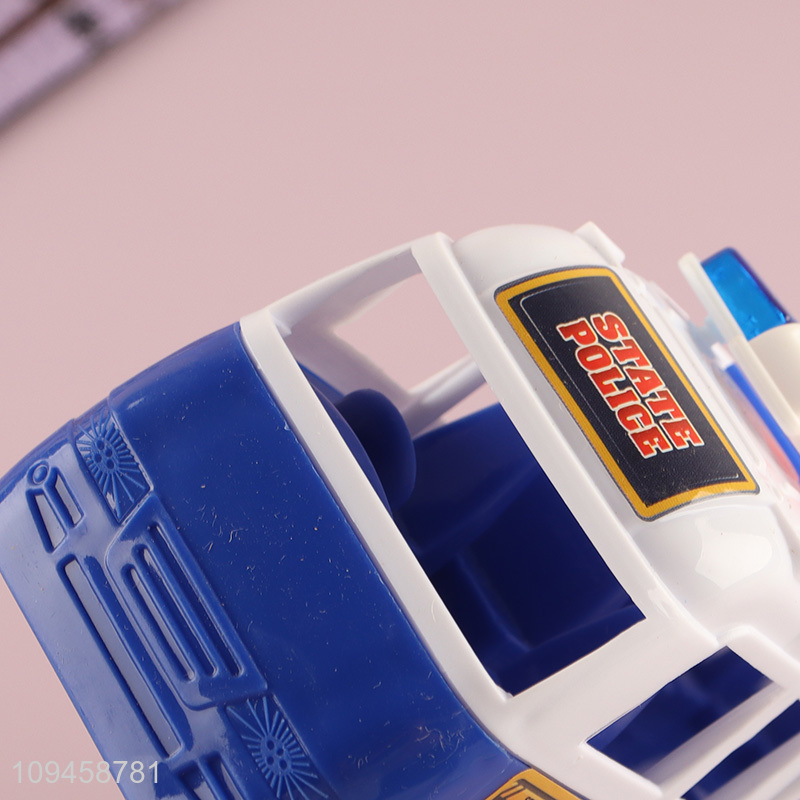 Good price inertia police bus toy for kids