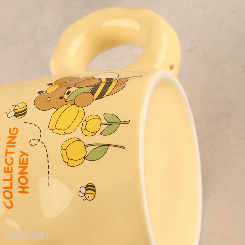China factory cute bear ceramic water cup water mug