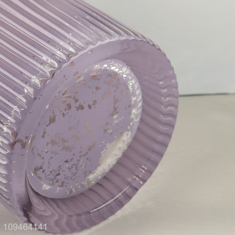 Hot sale purple flower vase for home decor