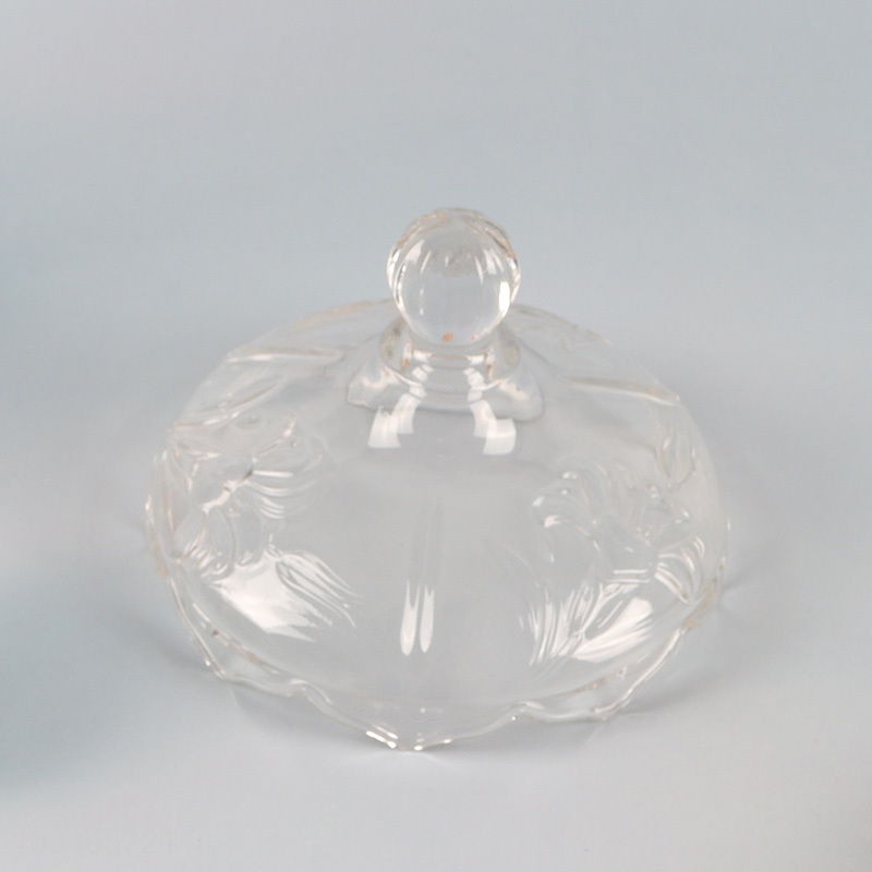 Wholesale decorative glass storage jar candy jar