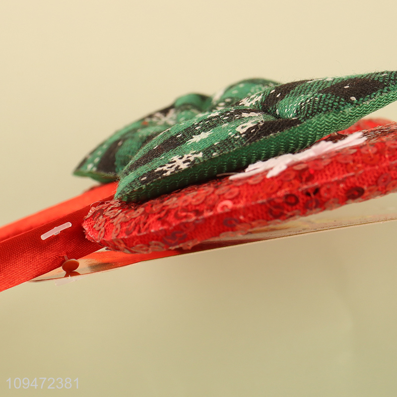 Low price cute christmas hair hoop hair accessories