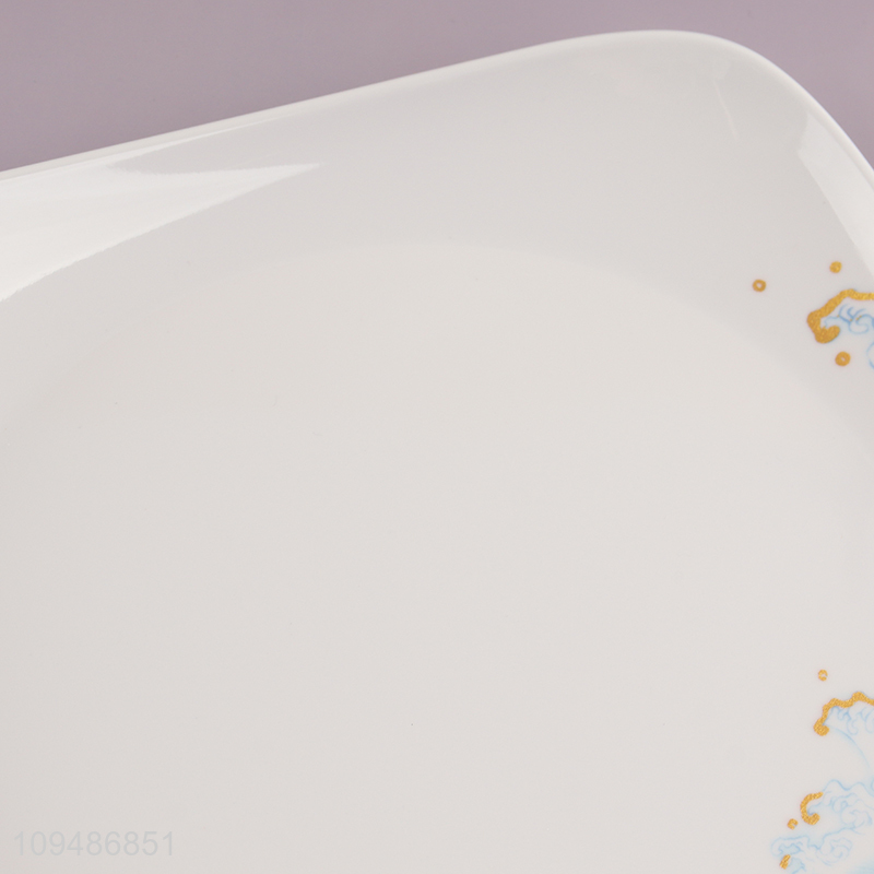 New arrival  9.5 inch square dish tableware plate