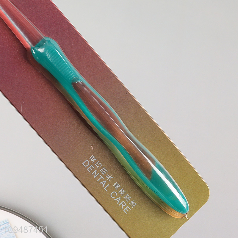 Hot products ergonomic soft bristle toothbrush