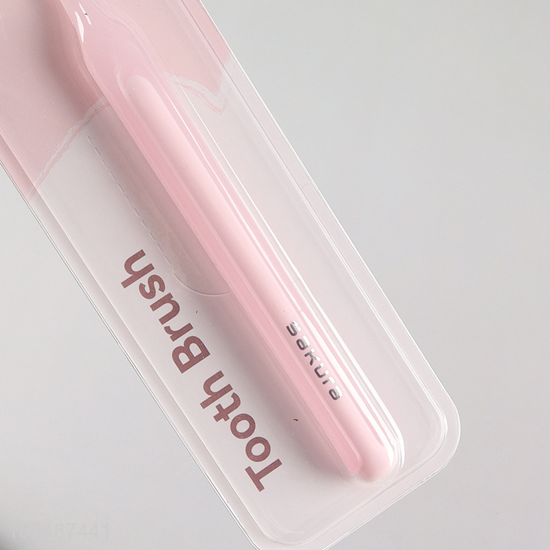 Online wholesale portable manual toothbrush for adult