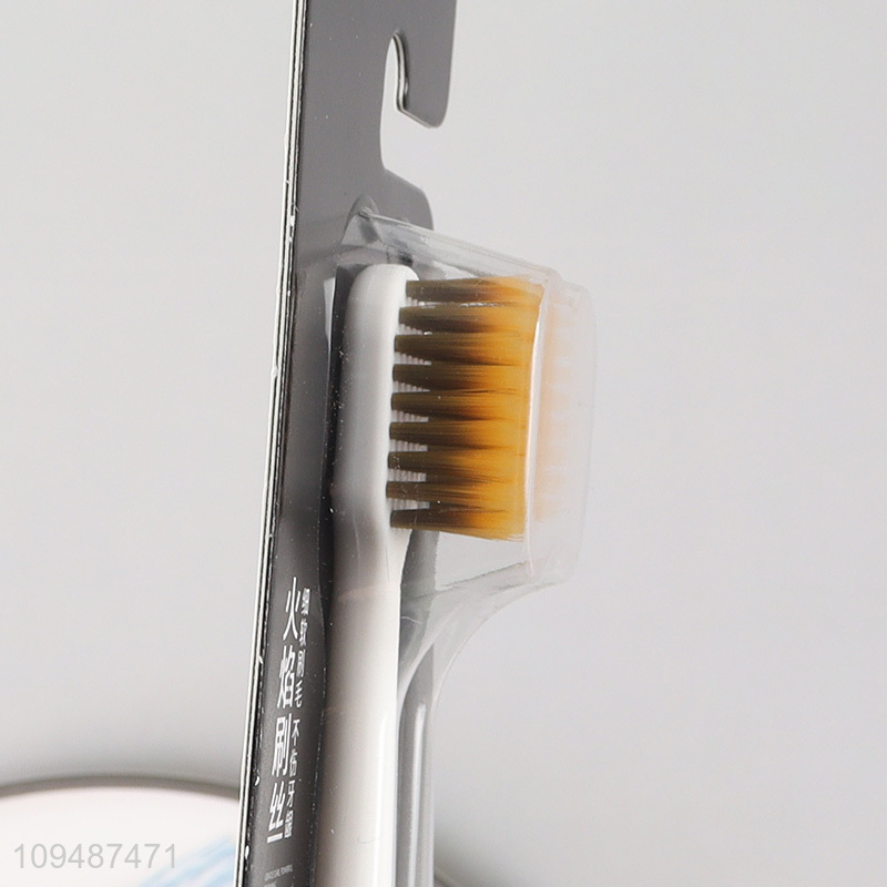 Hot items 2pcs adult soft bristle toothbrush