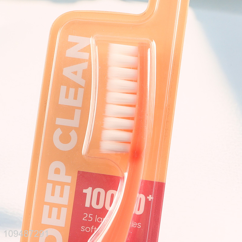 Latest products comfortable grip toothbrush for adult