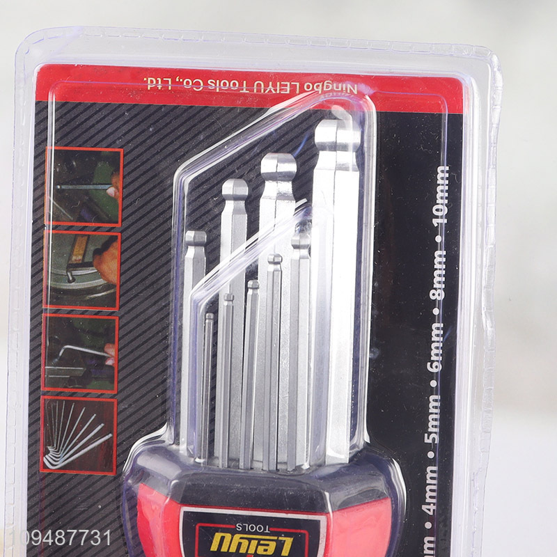 China wholesale professional crv steel hex key set