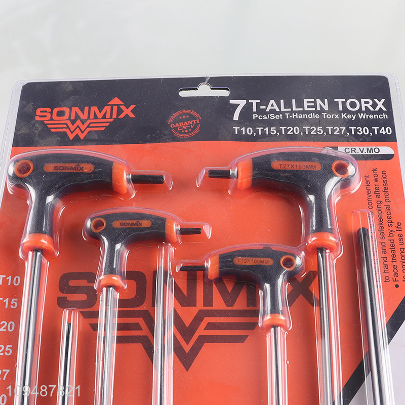New arrival t-handle torx wrench set
