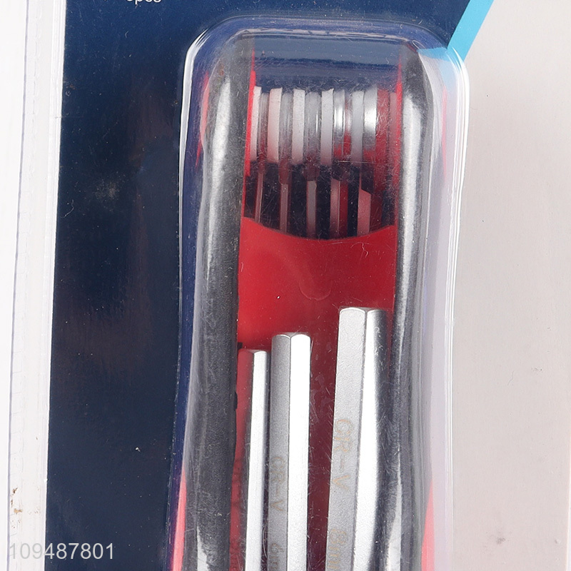 China wholesale professional crv folding hex key set