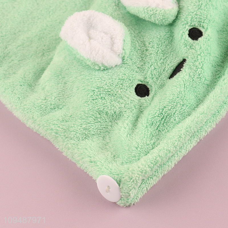 Hot sale multicolor cartoon dry hair hat