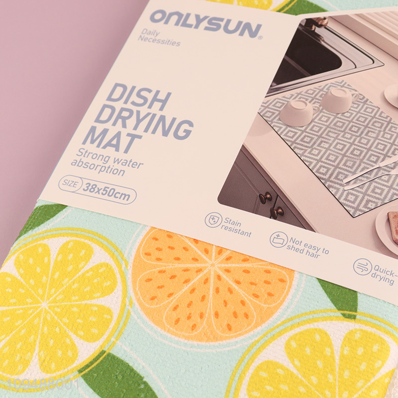 Top products quick dry dish draining mat