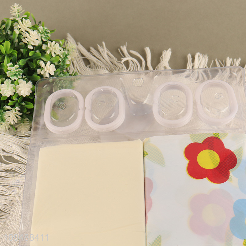 New arrival PE shower curtain for home hotel