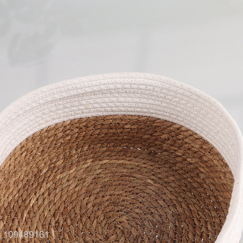 New product round seagrass storage basket for sale