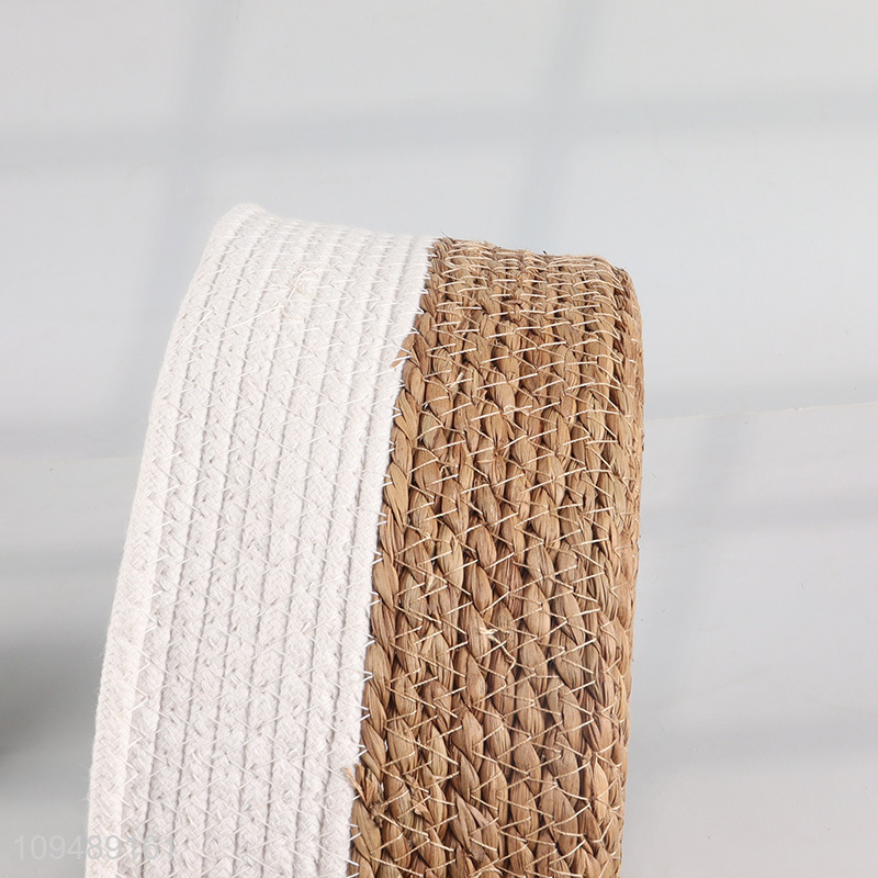 New product round seagrass storage basket for sale