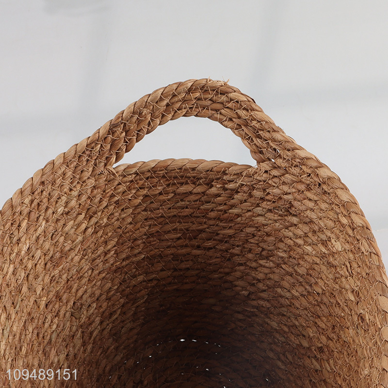 China wholesale large capacity seagrass storage basket