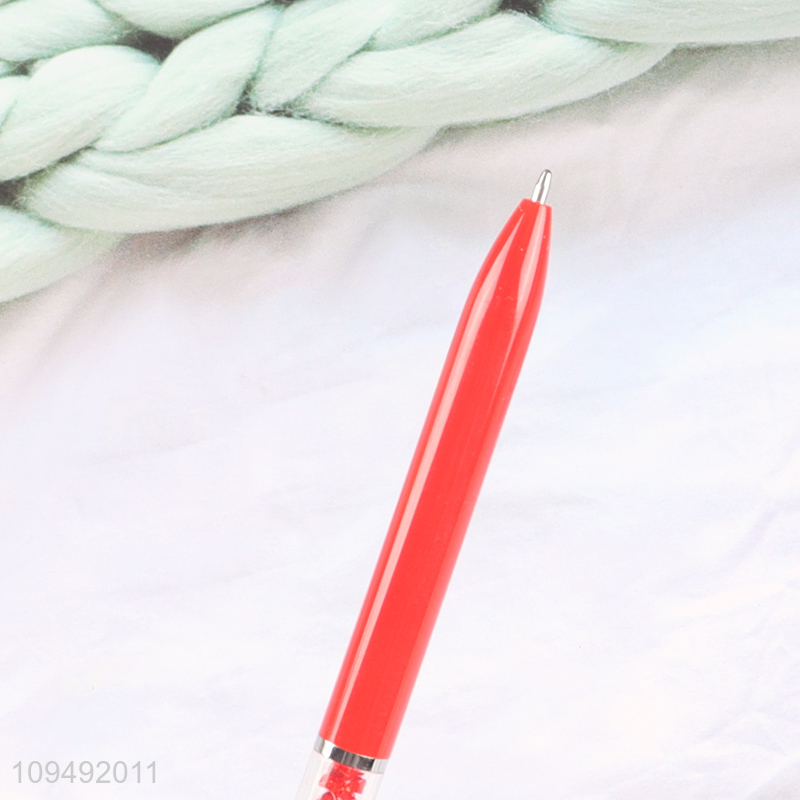 Factory price christmas series ballpoint pen for students