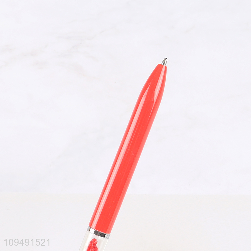 China factory smooth writing heart ballpoint pen