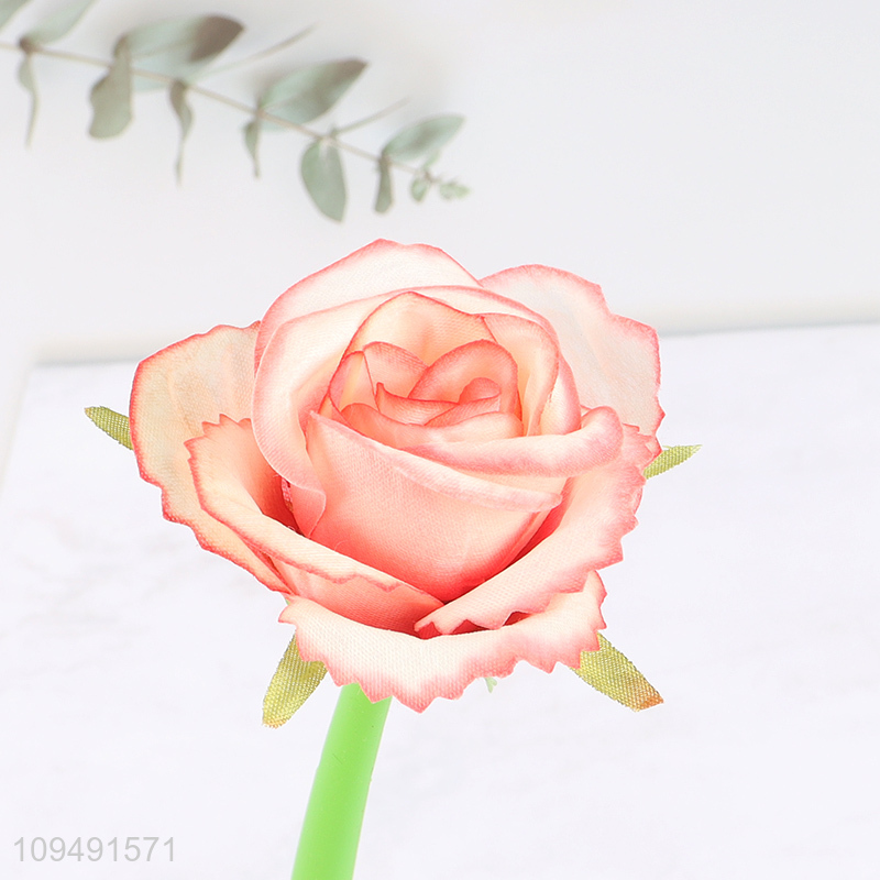 Top selling artificial flower design ballpoint pen